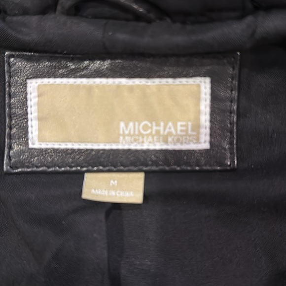 Michael Kors leather jacket - Picture 2 of 6